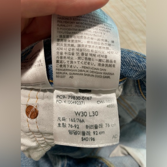 Levi’s Premium 501 ‘93 Men’s Jeans - 30x30 - Light Wash - Picture 13 of 13